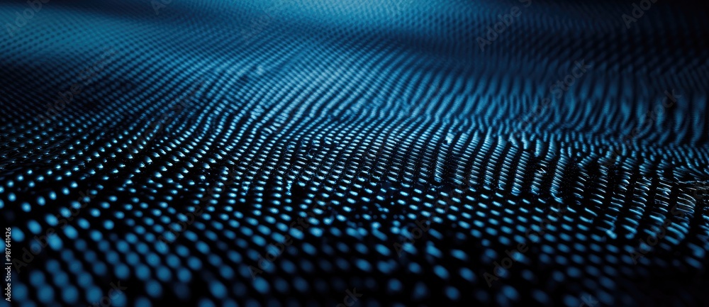 Aufkleber abstract representation of a textured surface with a blue gradient and dot patterns.