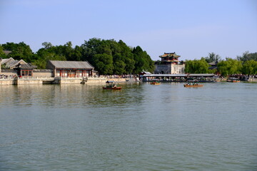 Obraz premium Kunming Lake in The Summer Palace, Beijing, China. 