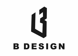 letter b logo, design, vector, illustration, creative icon, template