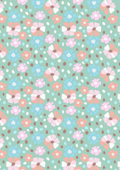 Estampado de flores