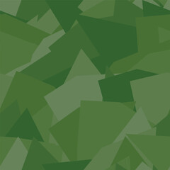 green geometric camo seamless vector pattern