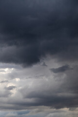 Sky covered with clouds.