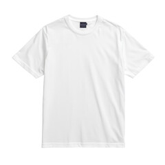 Plain white t-shirt, white isolate background