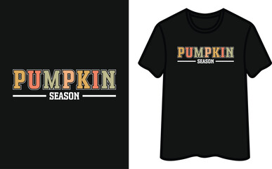 Pumpkin Season T Shirt Design