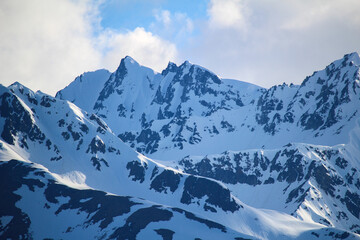 Obraz premium Alaska Landscape, mountains, wildlife, vacation, cold, cruise, travel, background