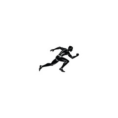 silhouette of a person jumping