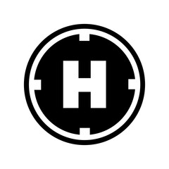 Fototapeta premium Helipad