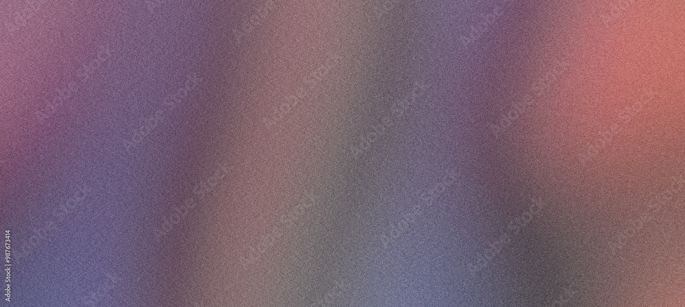 Poster elegant purple and orange gradient grainy texture background for adding sophistication to any projec