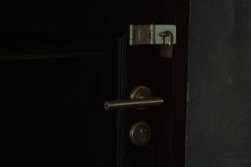 vintage door handle and lock