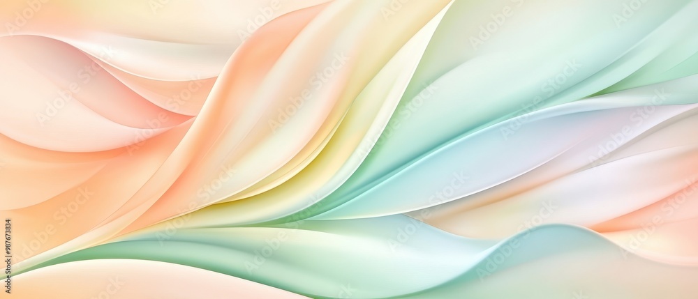 Canvas Prints a colorful, flowing background with a rainbow of colors