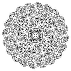Relaxing Mandala Coloring Pages with Sacred Geometry Patterns