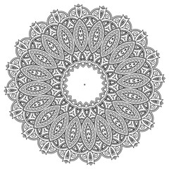 Mandala Coloring Pages with Easy-to-Color Patterns