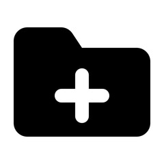 Obraz premium Folder Plus Icon