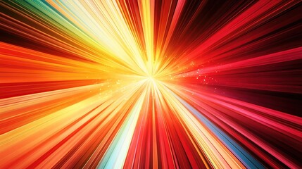 Obraz premium Abstract Background with Radial Lines and Bright Center