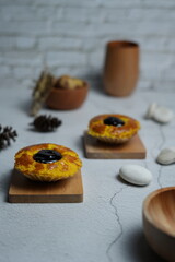 I love food styling and I created a traditional Indonesian blueberry pie.