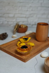 I love food styling and I created a traditional Indonesian blueberry pie.