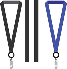 Vector ID Card Neck ribbon