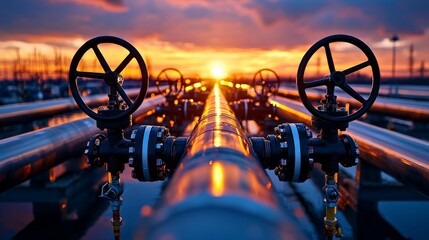 A digital platform showing real-time natural gas prices and market trends, used by marketers to strategize in the competitive energy market