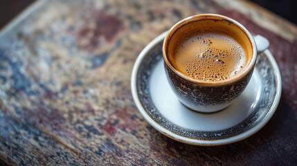 Espresso is a strong, concentrated coffee shot