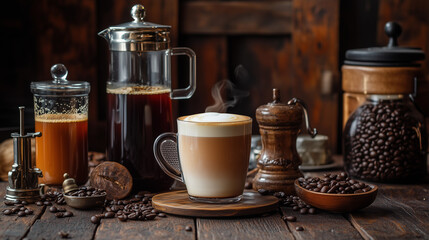 Flat white is a smooth coffee made with espresso and velvety steamed milk