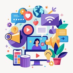 social network concept