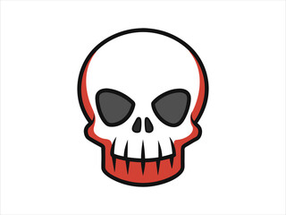 human skull vector design