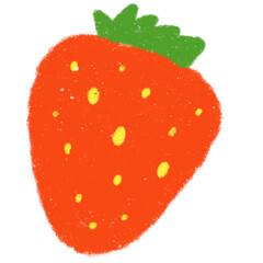  hand drawn strawberry illustration.Strawberry Pencil Sweets illustrations.