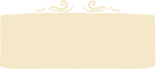  Exquisite decorative frame with swirls decoration.