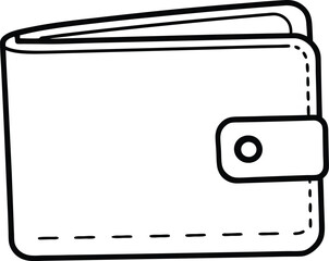 Elegant Wallet Vector Illustration for Graphic Designers
