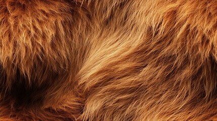 Fototapeta premium Elegance and Power: Minimalist Lion Fur in Rich Colors