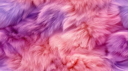 Obraz premium Joyful Rabbit Fur Texture Seamless Pattern with Playful Colors