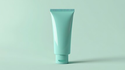 Mint Green Squeeze Tube Product Mockup