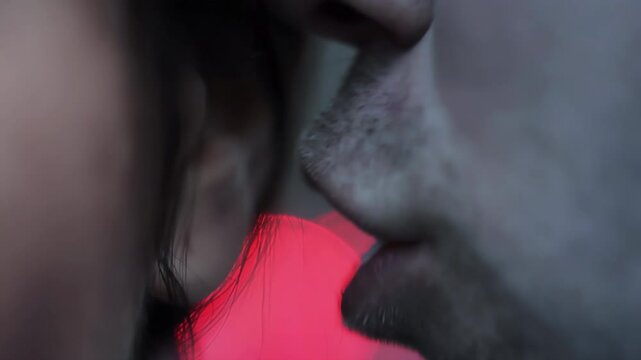 Man Sharing Gossip by Whispering to a Woman on the Street, Close Up - 4K Resolution