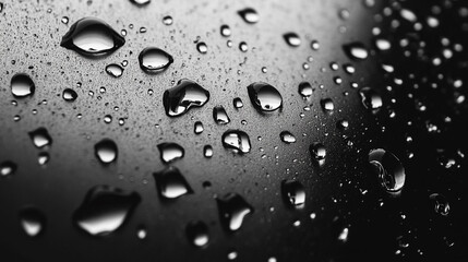 City view through a window on a rainy night,Rain drops on window with road light bokeh, Rain drops are trickling down a window with street lights in the background.