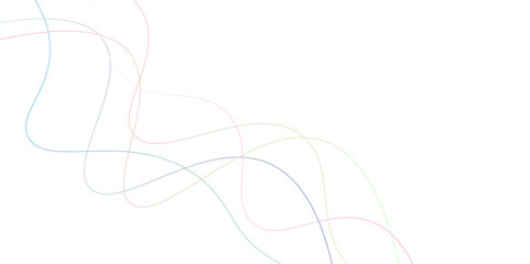 Random pattern colorful line stroke on a transparent background. Chaotic random lines abstract geometric pattern vector background. Decorative golden pattern with tangled curved lines.