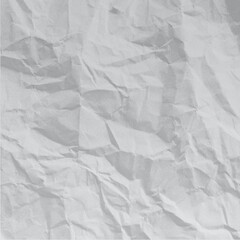 Texture Of Crumpled White Paper