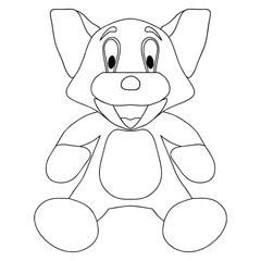 Cute Soft Down Cotton Sitting Cat Plush Toy