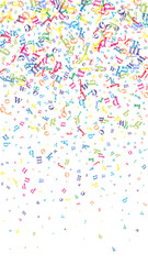 Concept of school background. Colorful childish