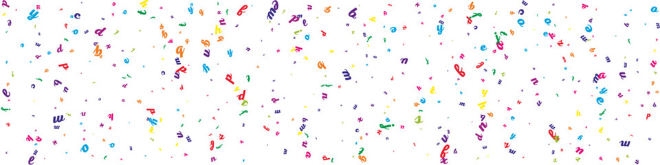 Concept of school background. Colorful childish