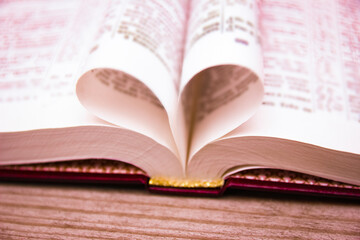 Bible and day in love