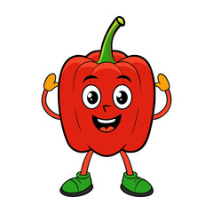 Download Bell Pepper Vector Art Illustration Eps File For Design.