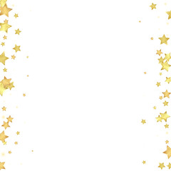 Magic stars vector overlay.  Gold stars scattered