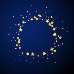 Magic stars vector overlay.  Gold stars scattered