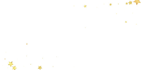 Magic stars vector overlay.  Gold stars scattered