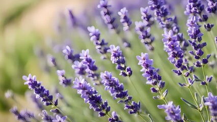 Obraz premium lavender flowers in the field