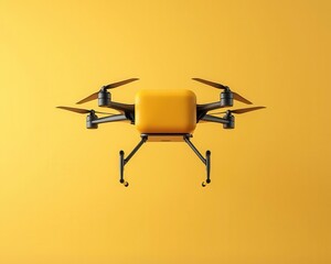 Autonomous cargo drone with innovative lifting mechanism, engineered for heavy loads and high efficiency