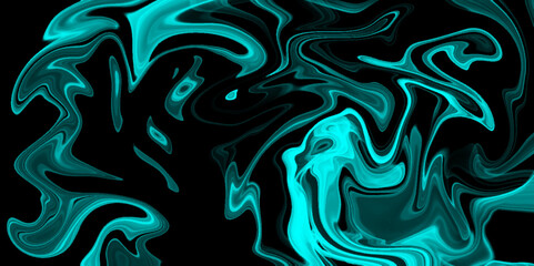 Obraz premium Dark blue marble oil ink liquid swirl texture for do ceramic counter dark blue abstract light background, Fluid art texture. Abstract backdrop with swirling paint effect. 