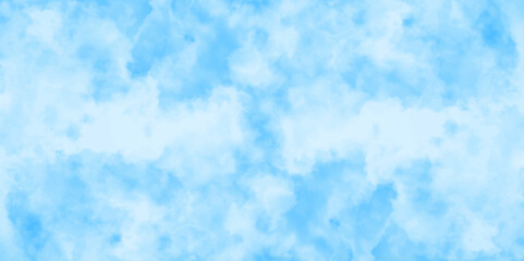 Abstract white and blue color frozen ice surface design background. oft sky blue watercolor sky and clouds, Light blue background with watercolor. gradient light white sky background with clouds.	