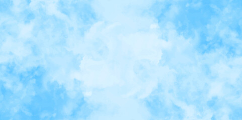 Abstract white and blue color frozen ice surface design background. oft sky blue watercolor sky and clouds, Light blue background with watercolor. gradient light white sky background with clouds.	