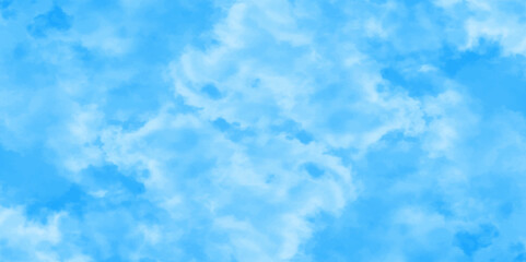Abstract white and blue color frozen ice surface design background. oft sky blue watercolor sky and clouds, Light blue background with watercolor. gradient light white sky background with clouds.	